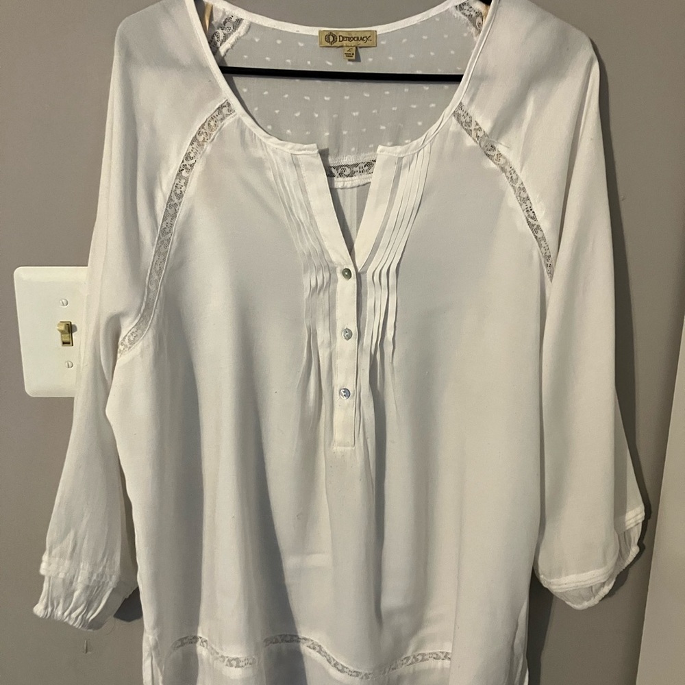 Democracy Ivory Blouse